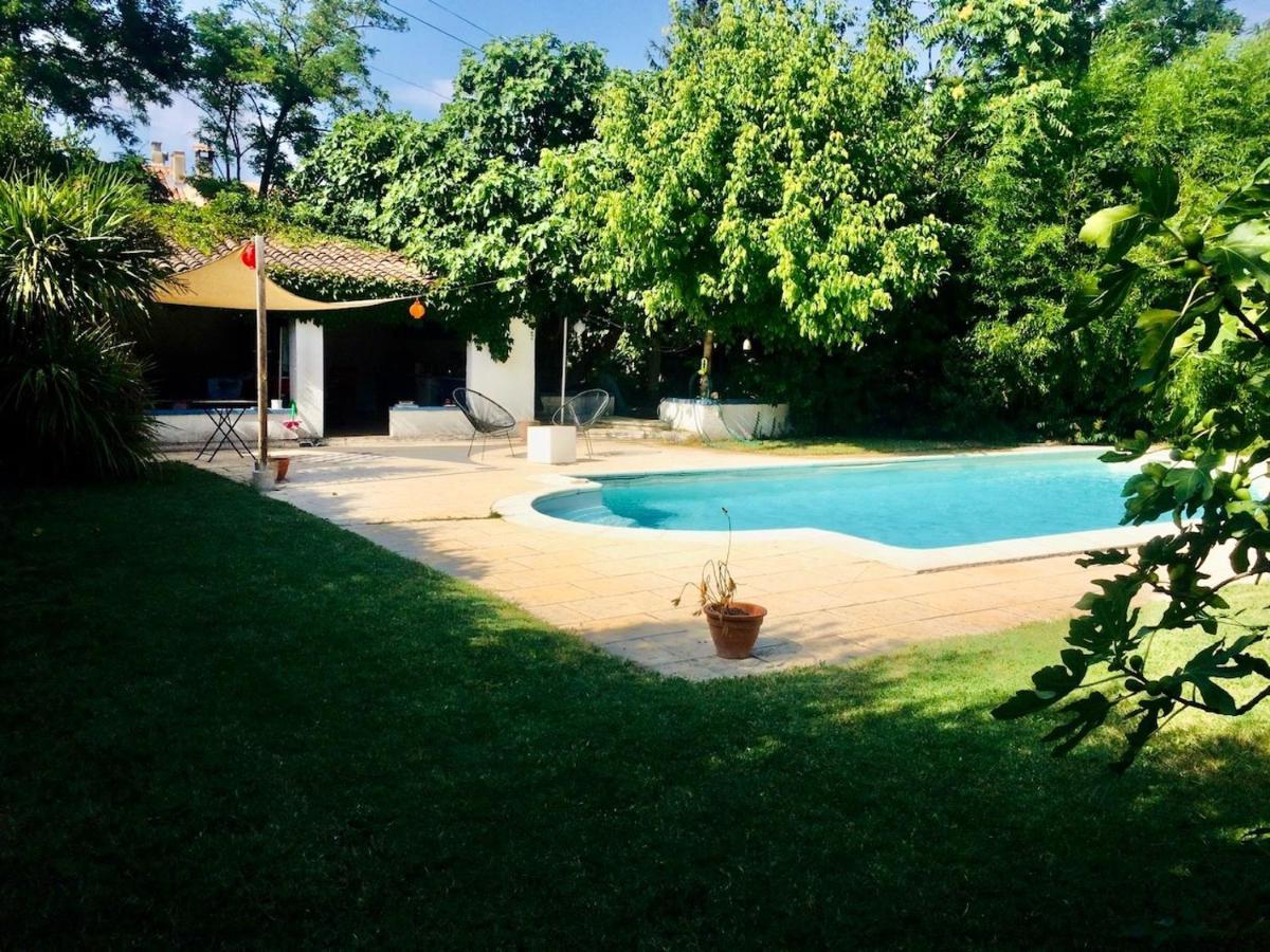 Studio Independant Terrasse Piscine 亞維農 外观 照片